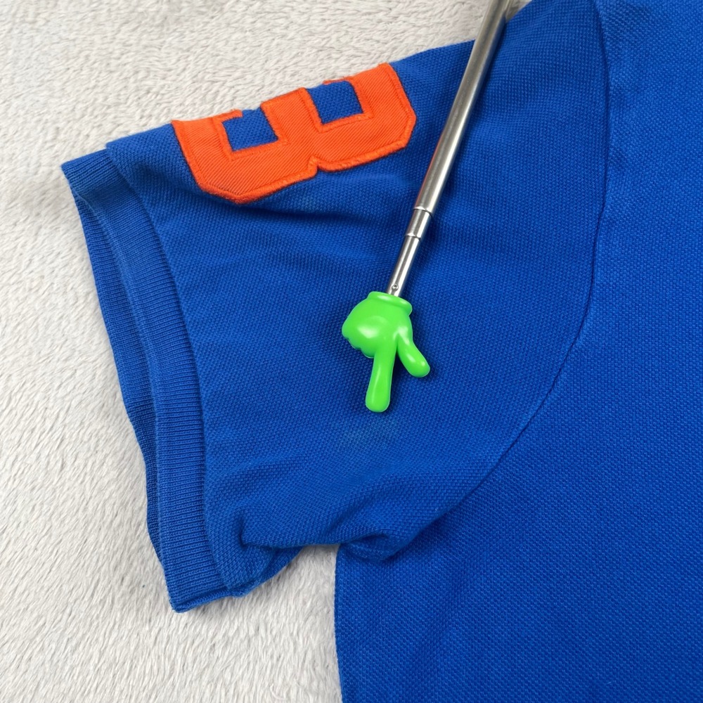 Polo Ralph Lauren Shirt Mens Large Blue Green Big Pony Custom Fit Short Sleeve - Picture 5 of 9